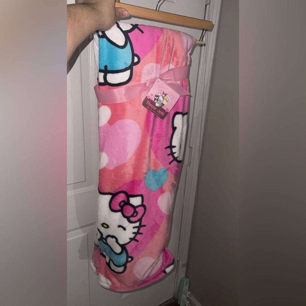 Hello Kitty Pink and Blue Blanket